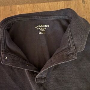 Lands' End Charcoal Polo Shirt